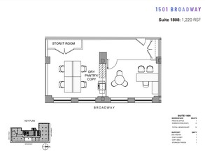 1501 Broadway, New York, NY for lease Floor Plan- Image 1 of 7