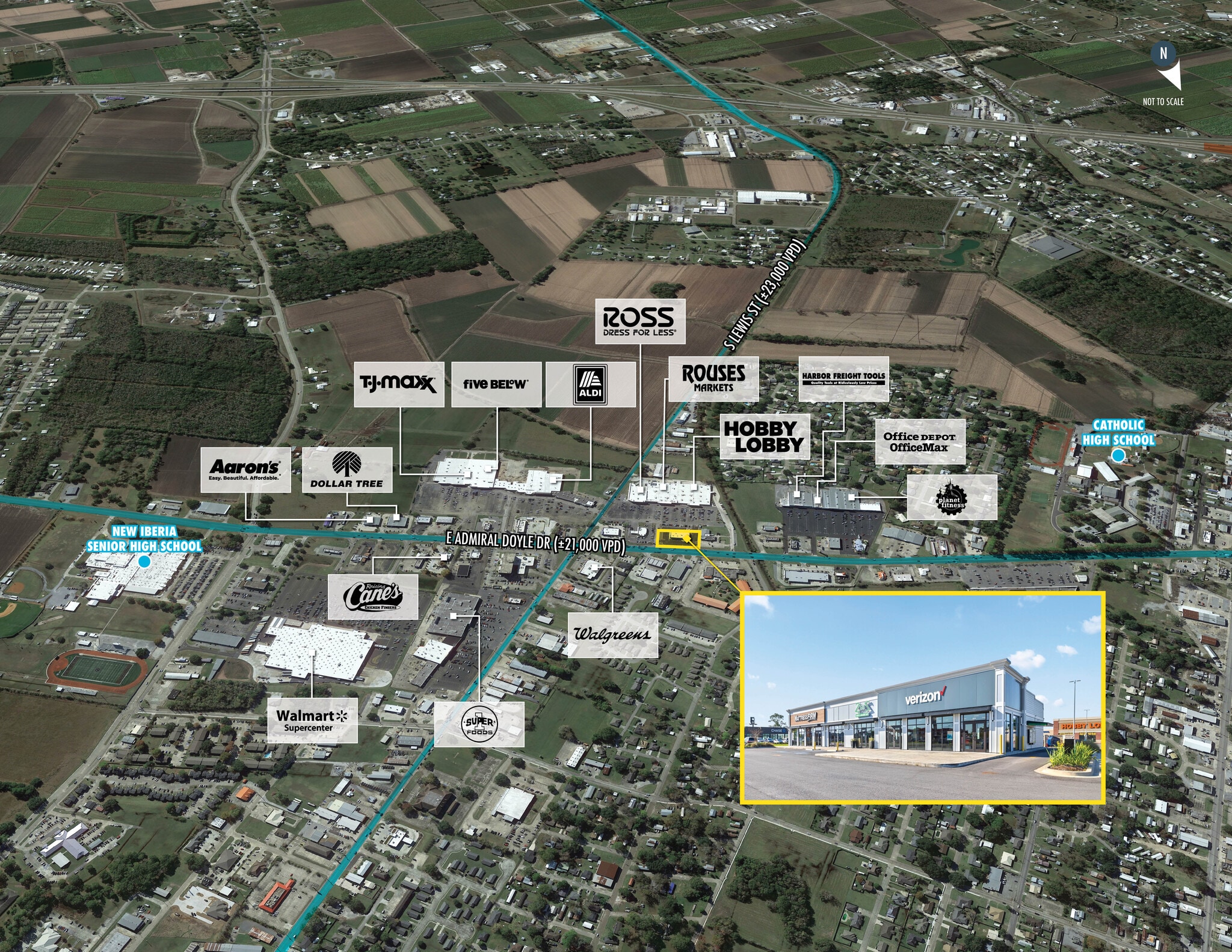 900 E Admiral Doyle Dr, New Iberia, LA for sale Building Photo- Image 1 of 9