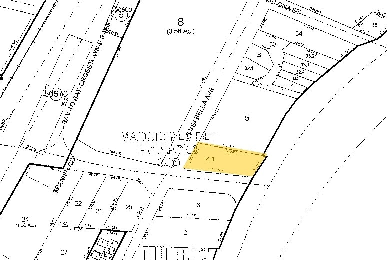 2905 Bayshore Blvd, Tampa, FL for lease - Plat Map - Image 2 of 7