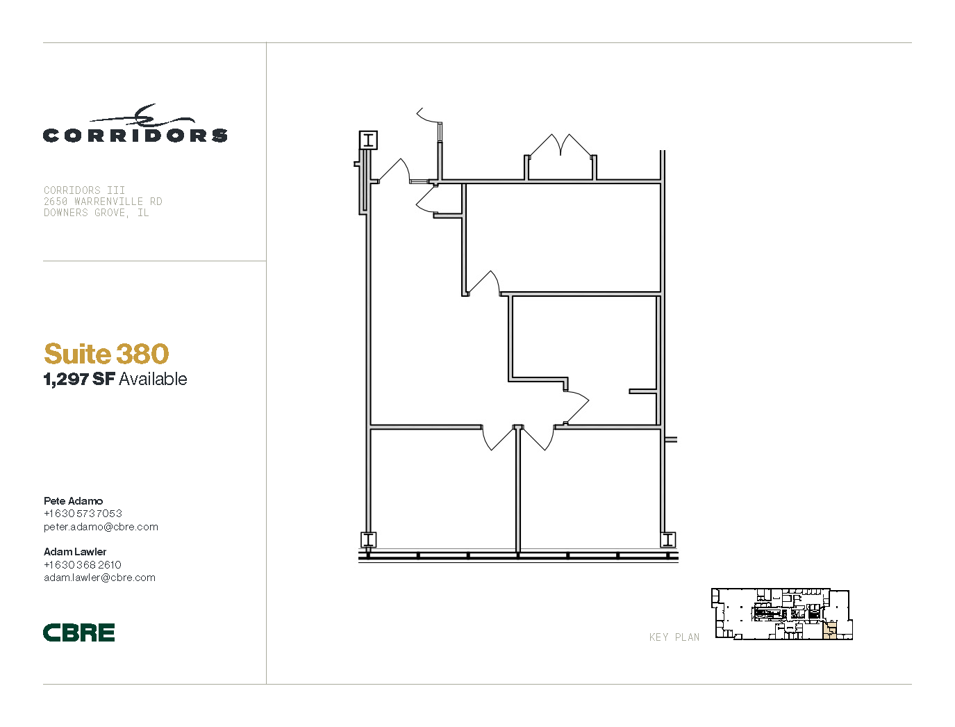 2651 Warrenville Rd, Downers Grove, IL for lease Floor Plan- Image 1 of 1