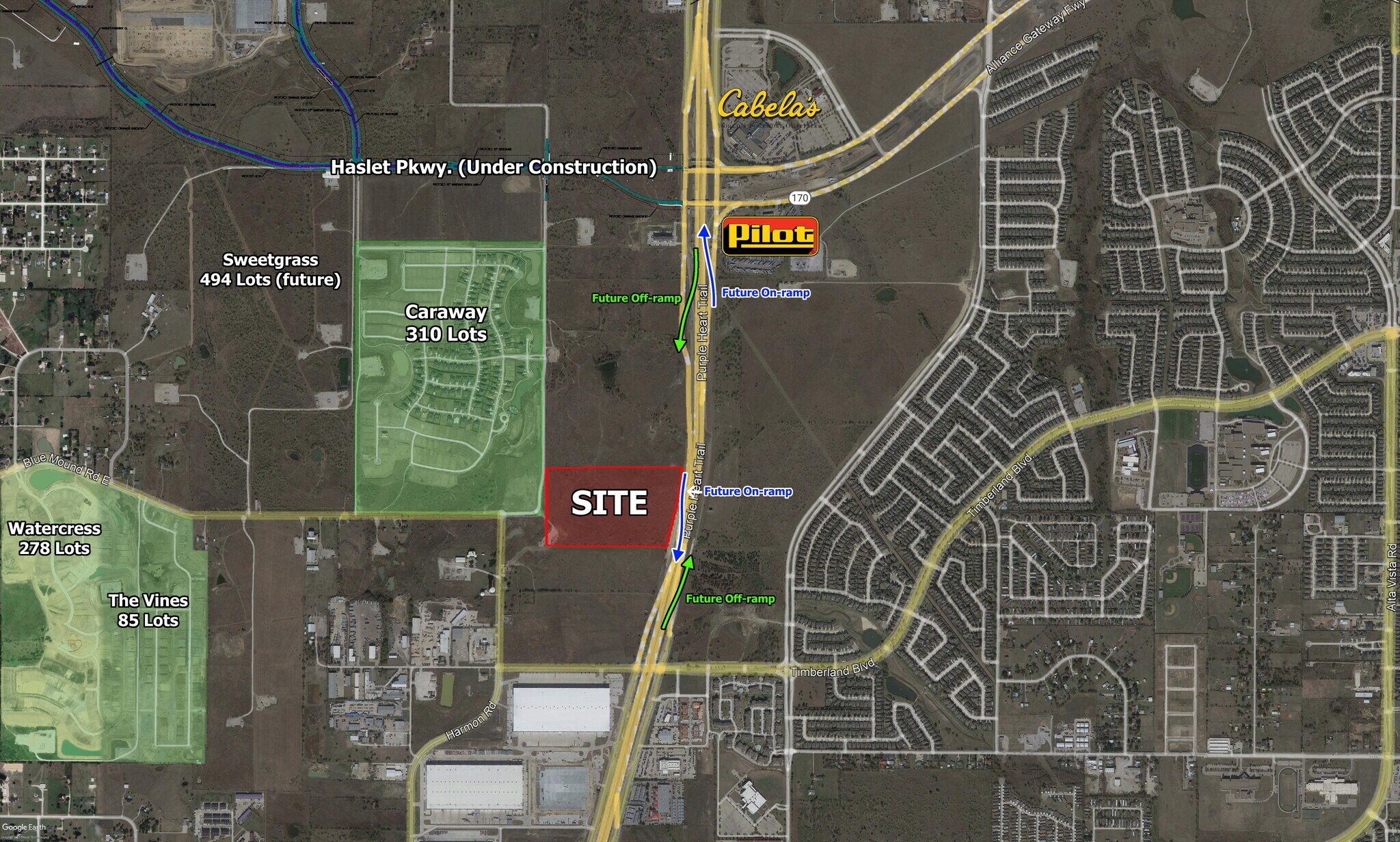 I35W, Haslet, TX for sale Aerial- Image 1 of 1