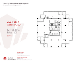 434 Fayetteville St, Raleigh, NC for lease Floor Plan- Image 1 of 1