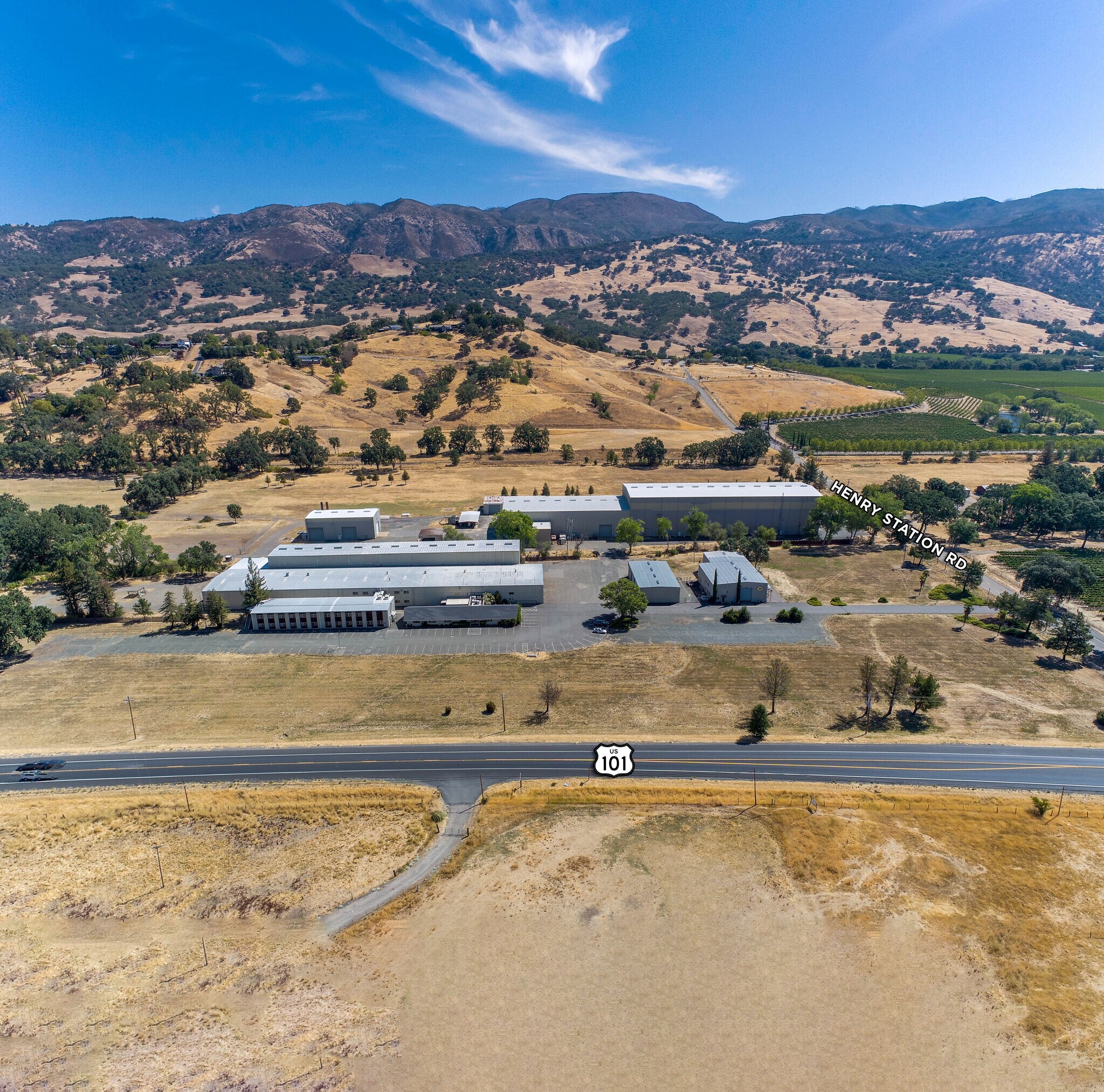 100 Henry Station Rd, Ukiah, CA for sale Aerial- Image 1 of 1