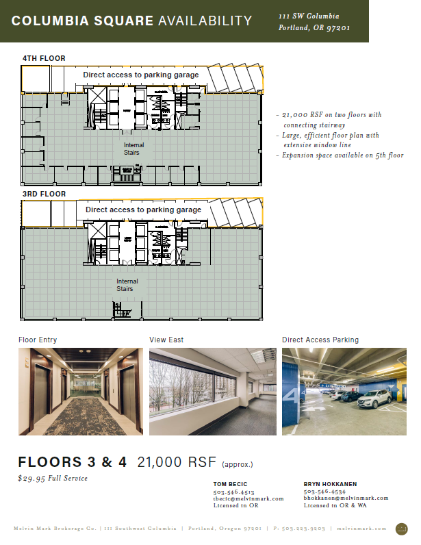 111 SW Columbia St, Portland, OR for lease Building Photo- Image 1 of 6