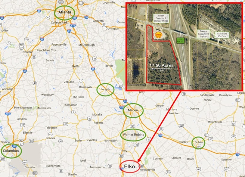 HIGHWAY 26, Elko, GA for sale - Building Photo - Image 1 of 1