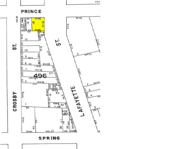 264 Lafayette St, New York, NY for lease - Plat Map - Image 3 of 4