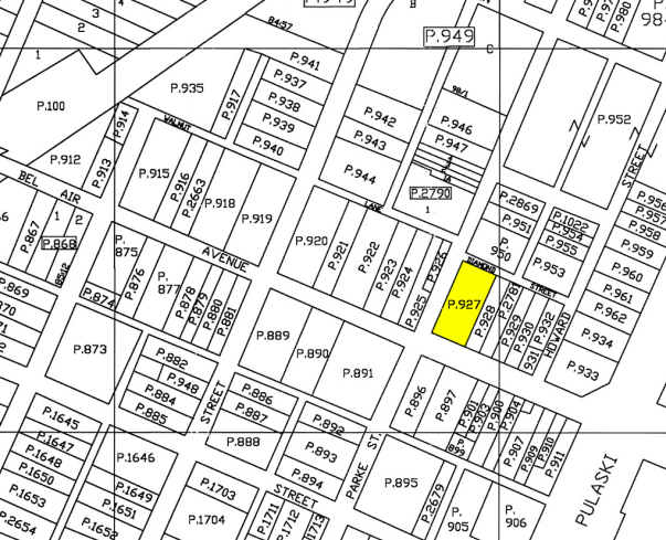 35 W Bel Air Ave, Aberdeen, MD for lease - Plat Map - Image 2 of 6