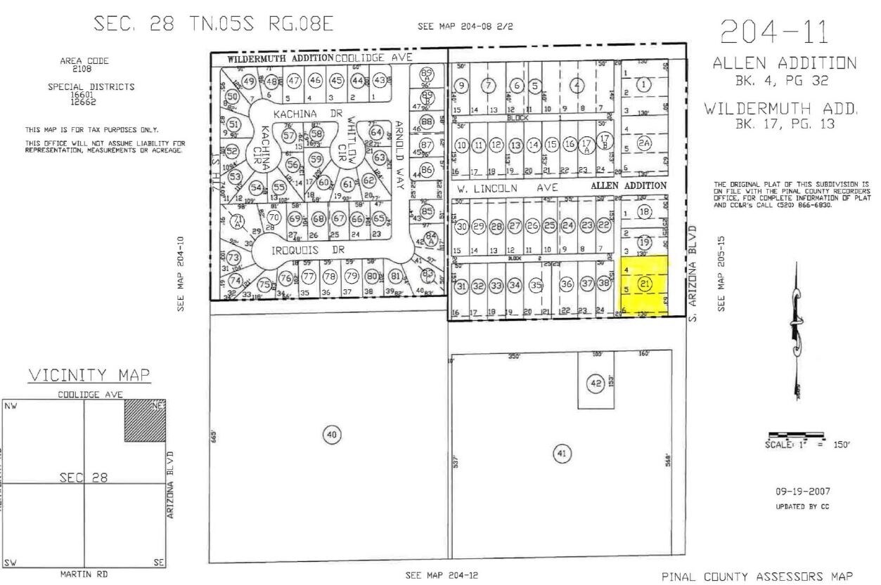 680 S Arizona Blvd, Coolidge, AZ 85228 Land for Sale