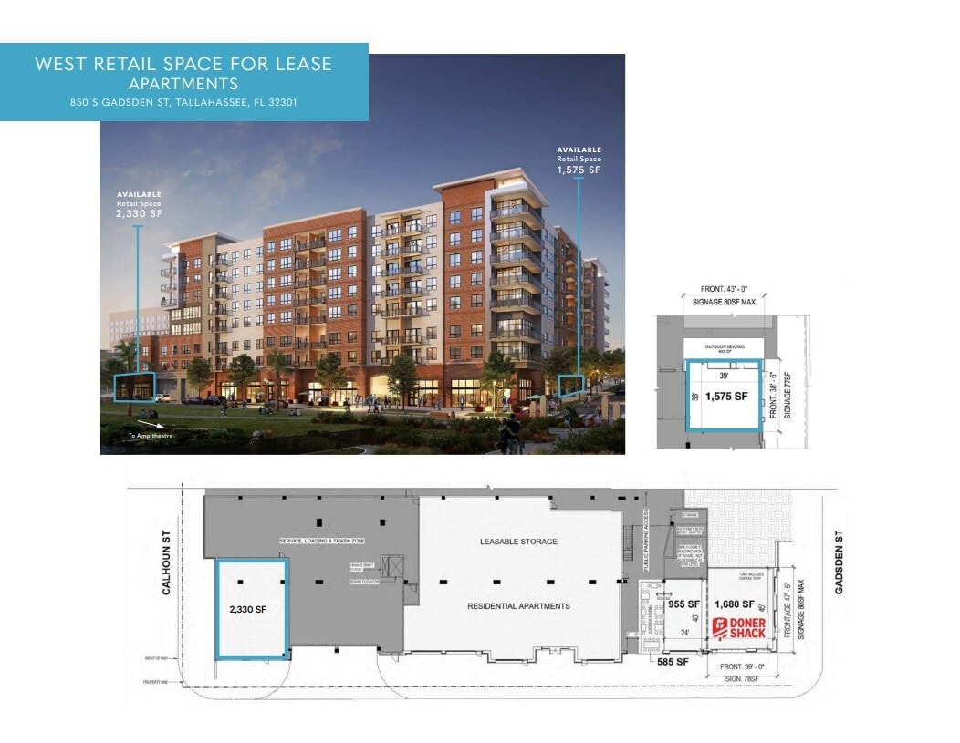 325 E Gaines St, Tallahassee, FL for lease Floor Plan- Image 1 of 1
