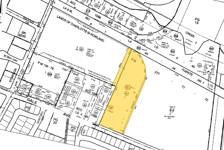 16253-16293 Gale Ave, City of Industry, CA for sale - Plat Map - Image 1 of 1