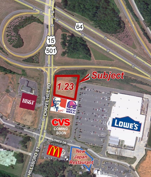 Hwy 15-501 & 64 By-pass, Pittsboro, NC for sale - Other - Image 3 of 9