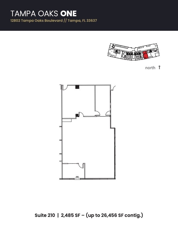 12802 Tampa Oaks Blvd, Tampa, FL for lease Floor Plan- Image 1 of 4