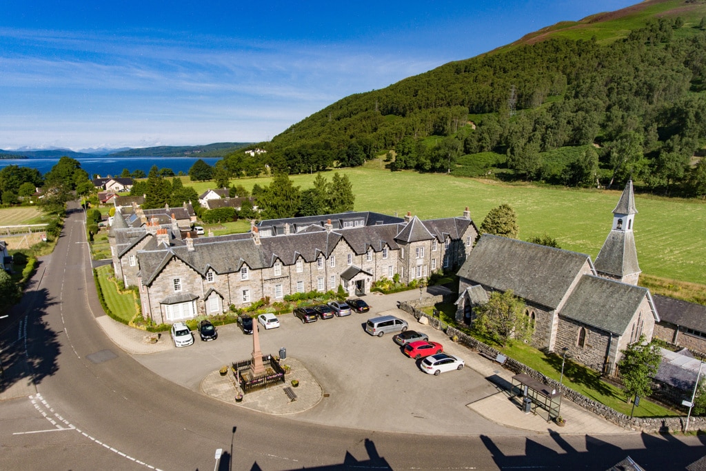The Square, Pitlochry for sale Aerial- Image 1 of 1