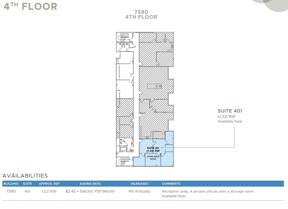 7590 Fay Ave, La Jolla, CA for lease Floor Plan- Image 1 of 1