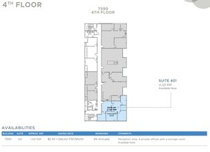 7590 Fay Ave, La Jolla, CA for lease Floor Plan- Image 1 of 1