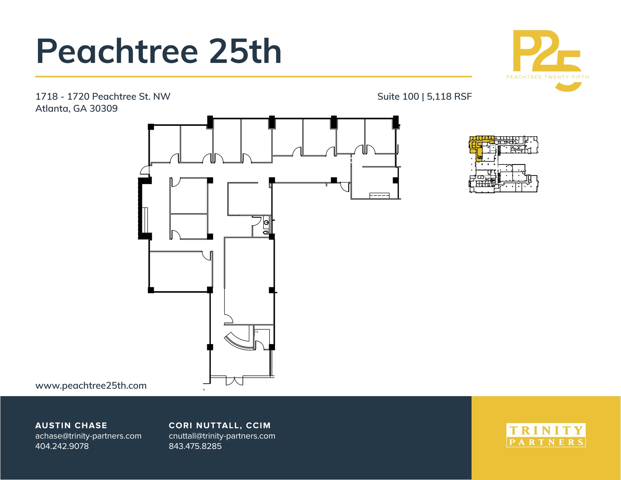 1718-1720 NW Peachtree St, Atlanta, GA for lease Site Plan- Image 1 of 1