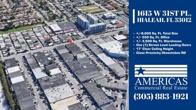 1615 W 31st Pl, Hialeah, FL for lease - Commercial Listing Video