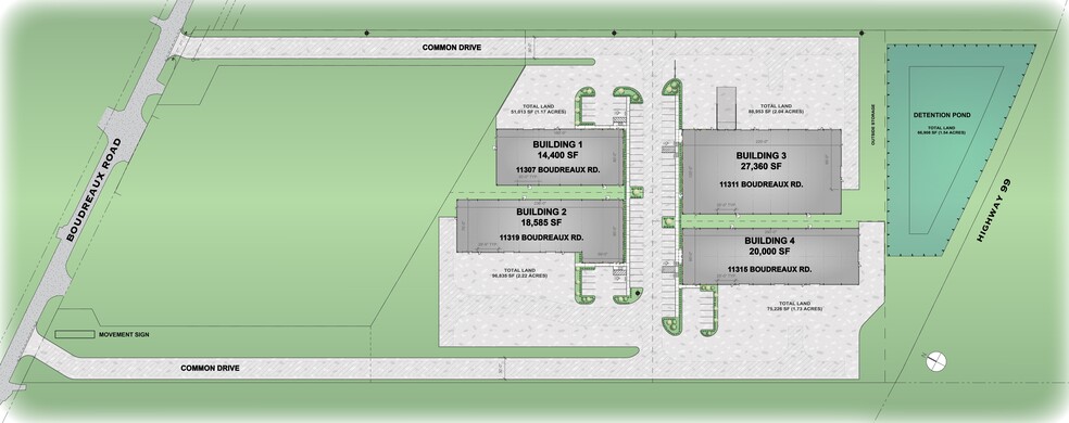 11315 Boudreaux Rd, Tomball, TX for lease - Site Plan - Image 2 of 10