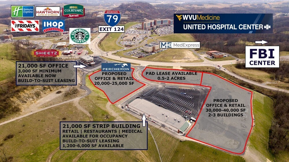 1000 Jerry Dove Dr, Bridgeport, WV, 26330 Commercial Land For Sale