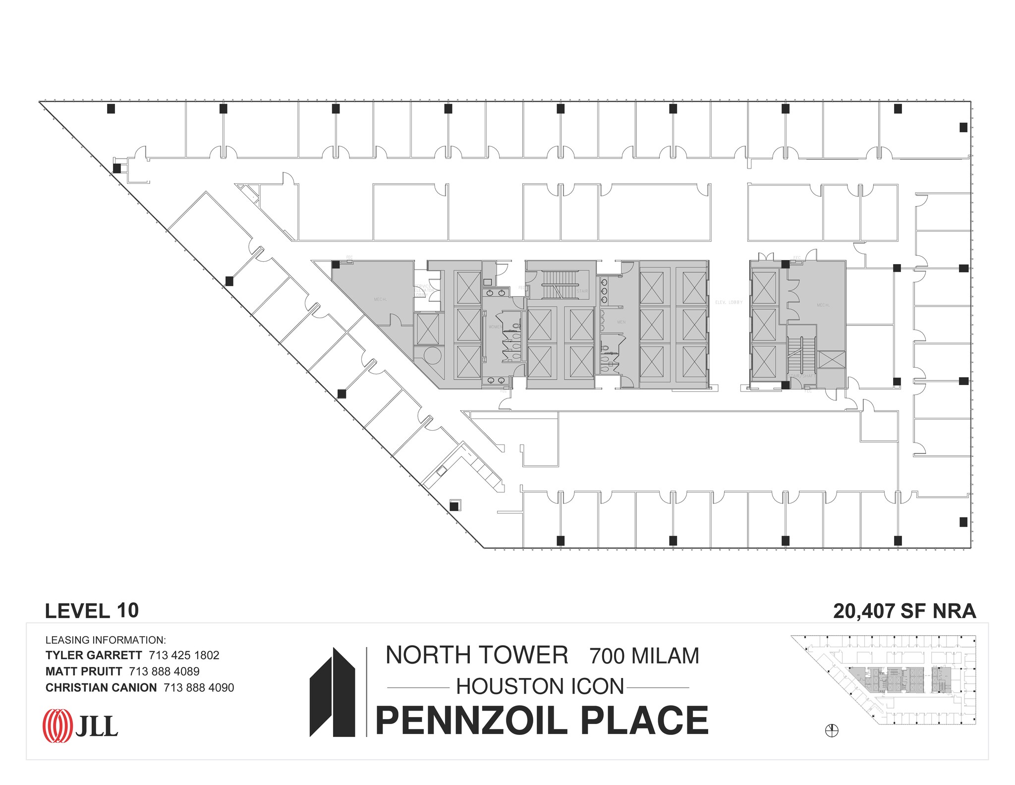 700 Milam St, Houston, TX for lease Floor Plan- Image 1 of 1