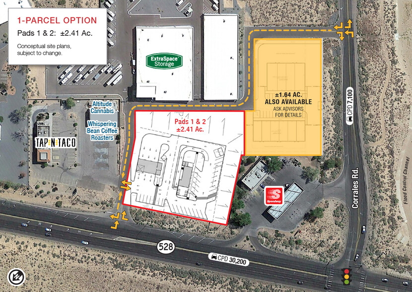 Highway 528 & Corrales Rd, Rio Rancho, NM 87144 - Retail Pad Sites with ...