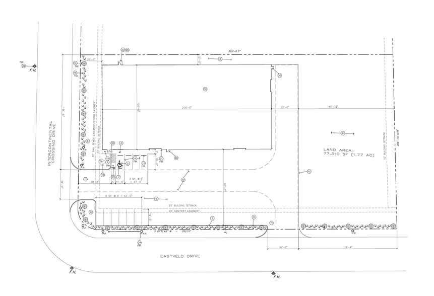 18402 Intercontinental Crossing dr, Houston, TX for lease - Site Plan - Image 3 of 5