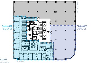 2001 L St NW, Washington, DC for lease Floor Plan- Image 1 of 1