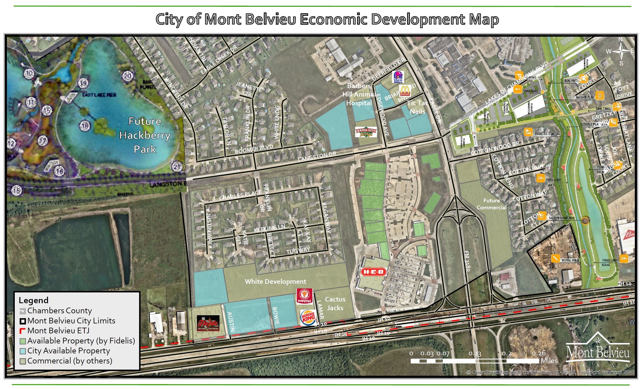 Interstate 10, Mont Belvieu, TX for sale Aerial- Image 1 of 6