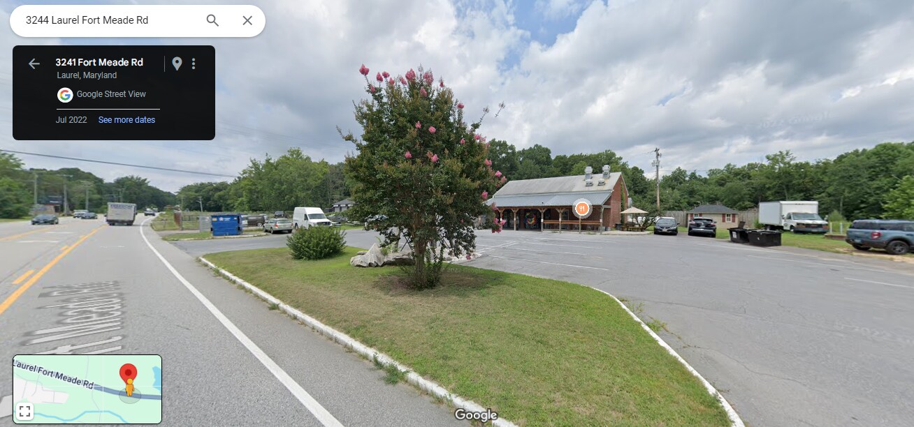 3244 Laurel Fort Meade Rd, Laurel, MD 20724 C4 Land with Restaurant