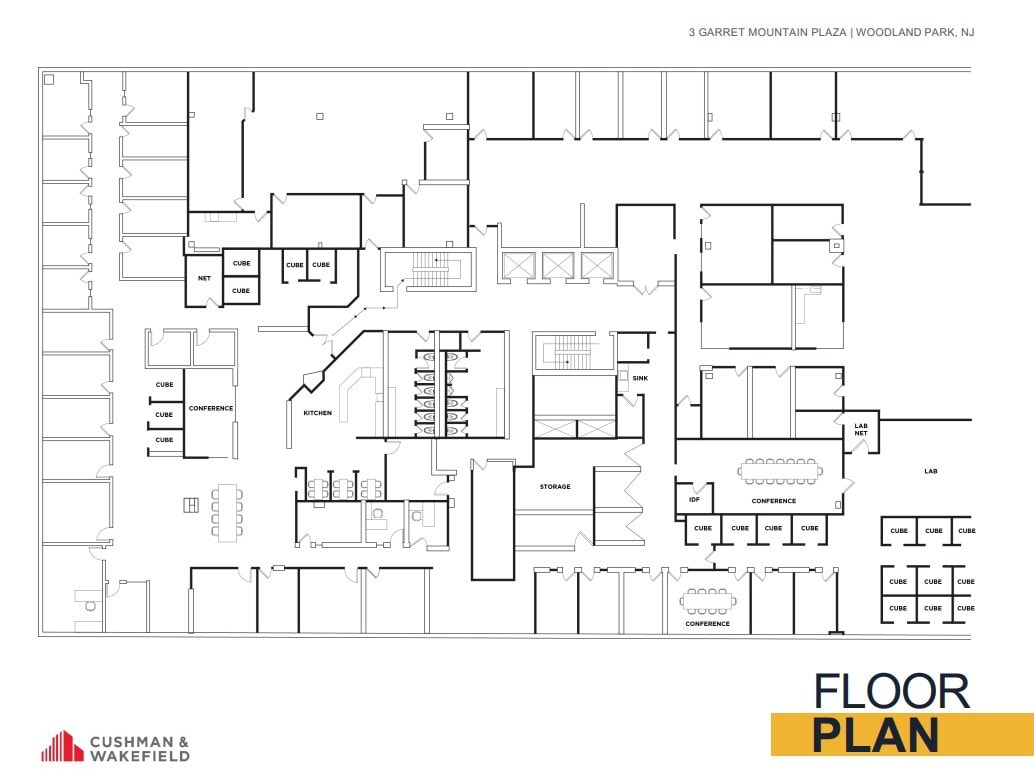 3 Garret Mountain Plz, Woodland Park, NJ for lease Floor Plan- Image 1 of 1