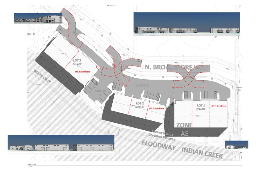 439 N Broadmore Way, Nampa, ID for lease - Site Plan - Image 1 of 13