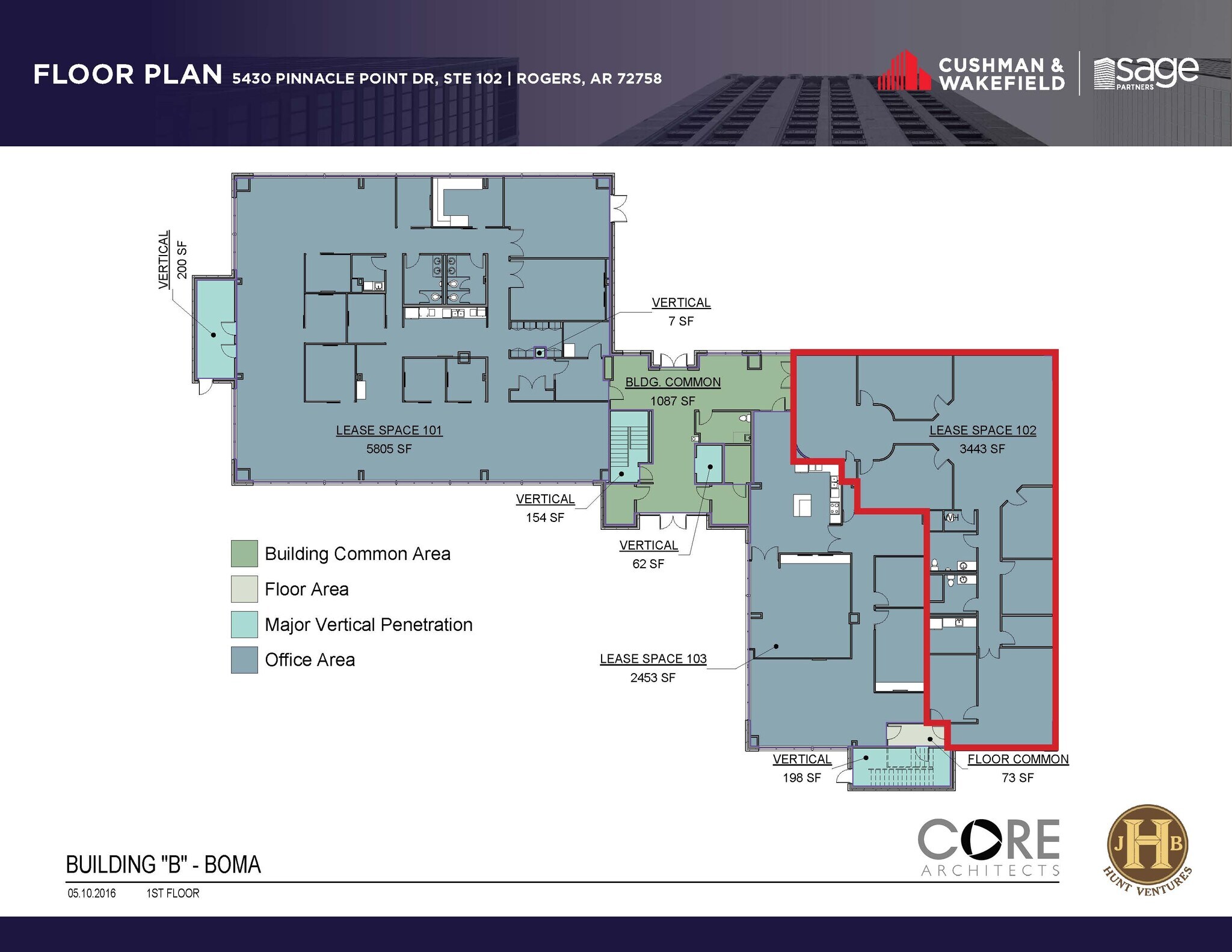 5430 Pinnacle Point Dr, Rogers, AR for lease Floor Plan- Image 1 of 1