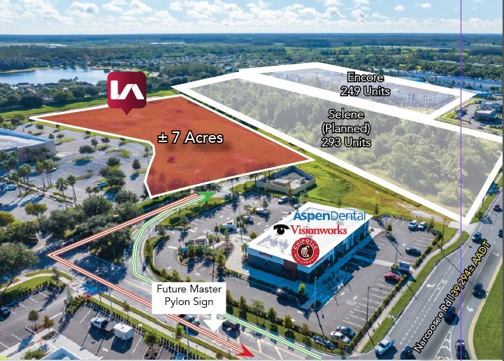 7135 Narcoossee Rd, Orlando, FL for lease - Aerial - Image 3 of 4