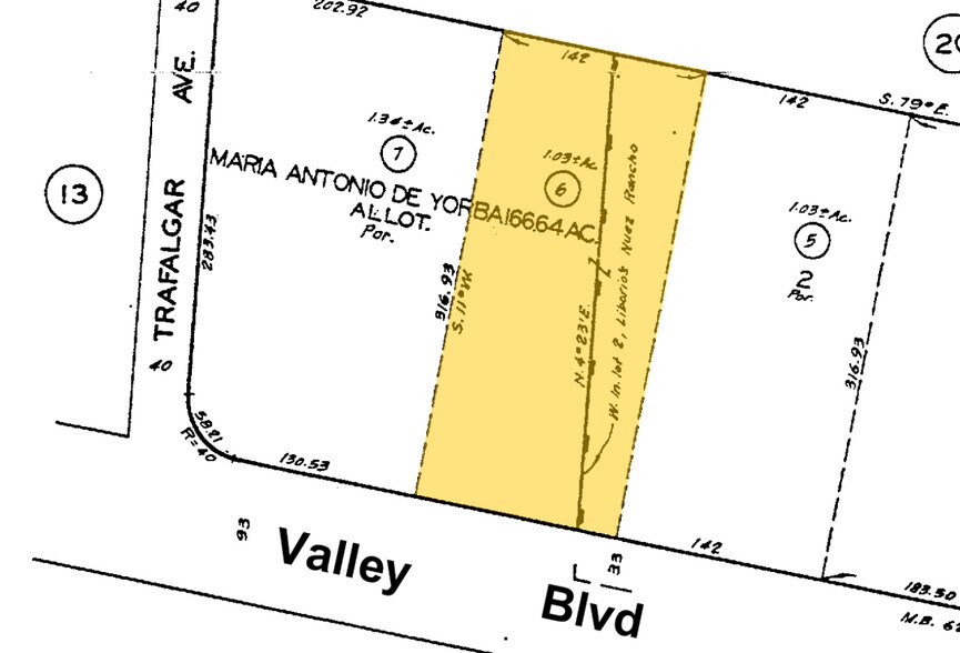 18421 E Valley Blvd, City Of Industry, CA for lease - Plat Map - Image 3 of 11