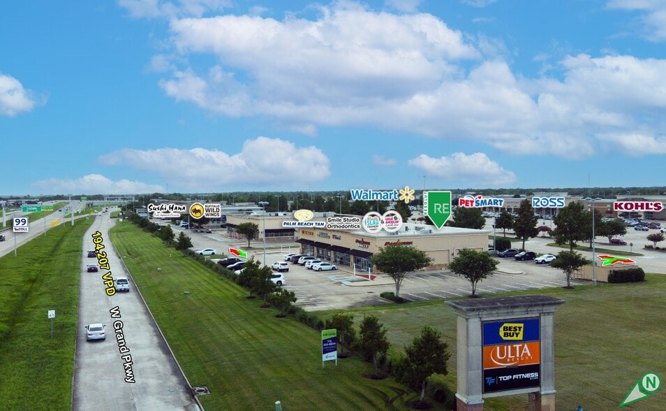 5434 W Grand Pky S, Richmond, TX for lease - Aerial - Image 2 of 5