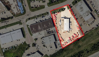9337 45th Ave NW, Edmonton, AB - Aerial map view