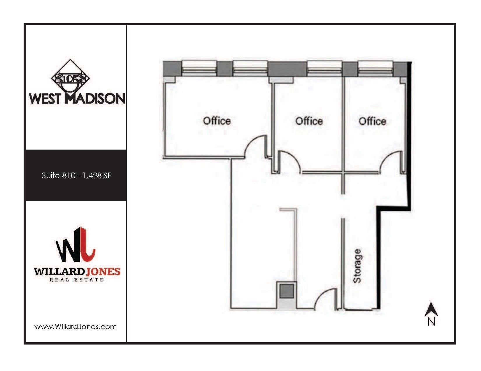 105 W Madison St, Chicago, IL for lease Floor Plan- Image 1 of 1