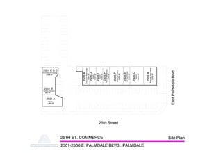 2501-2505 E Palmdale Blvd, Palmdale, CA for lease Site Plan- Image 1 of 1