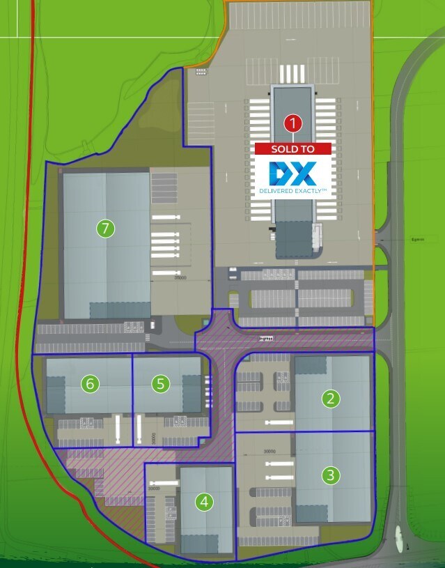 Plot 1 Units 5-6 New Stanton Park, Ilkeston for lease Floor Plan- Image 1 of 1