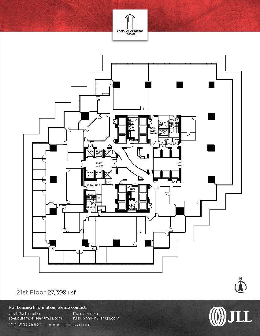 901 Main St, Dallas, TX for lease Floor Plan- Image 1 of 1