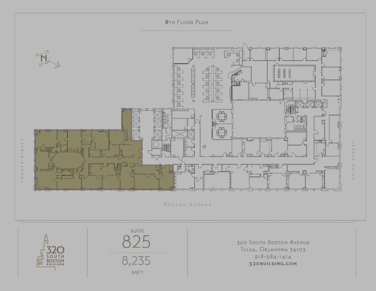 320 S Boston Ave, Tulsa, OK for lease Floor Plan- Image 1 of 1