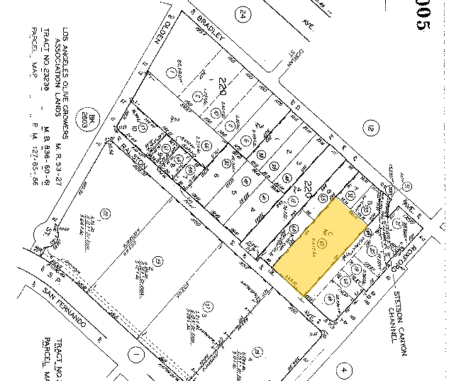 13258 Ralston Ave, Sylmar, CA for lease - Plat Map - Image 2 of 9
