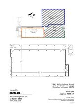 7845 Middlebelt Rd, Romulus, MI for lease Floor Plan- Image 1 of 1