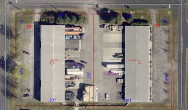 4540 Ray Boll Blvd, Columbus, IN - Aerial map view