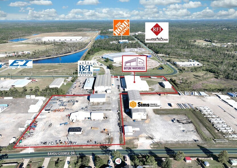 6521 Bay Line Dr, Panama City, FL for sale - Aerial - Image 3 of 4