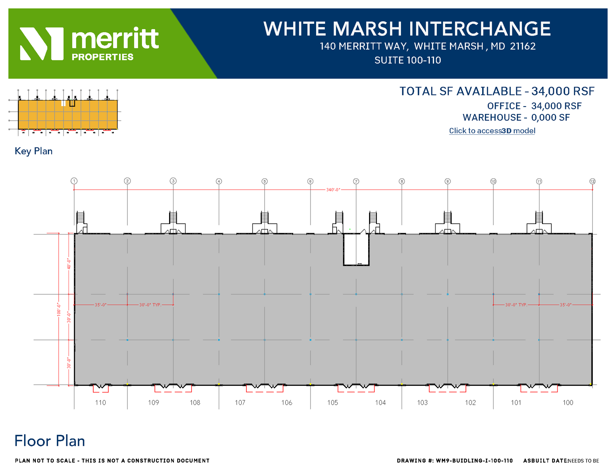 10301 Philadelphia Rd, White Marsh, MD for lease Floor Plan- Image 1 of 1