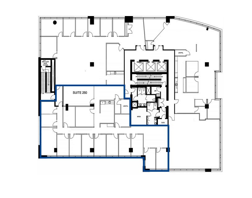 903 8th Ave SW, Calgary, AB for lease Floor Plan- Image 1 of 1