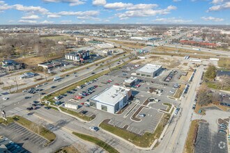 9315-9321 Michigan Rd, Indianapolis, IN - AERIAL  map view