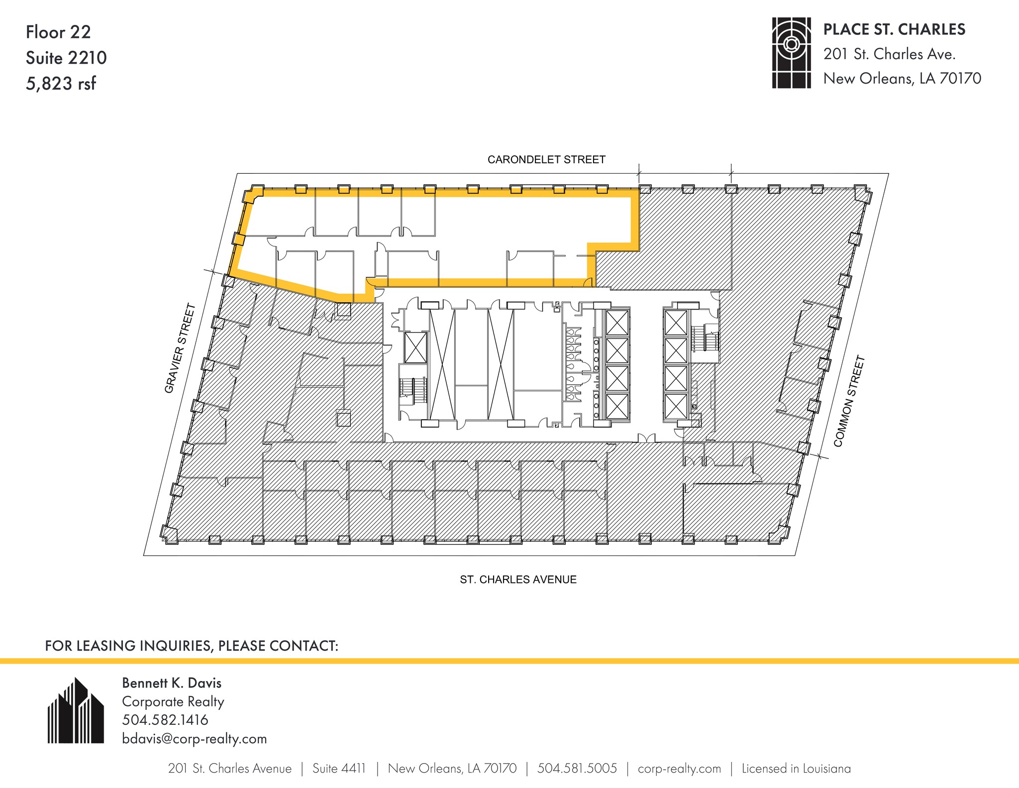 201 St. Charles Ave, New Orleans, LA for lease Site Plan- Image 1 of 1