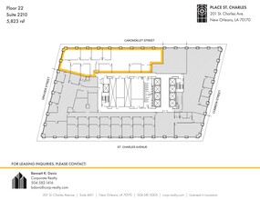 201 St. Charles Ave, New Orleans, LA for lease Site Plan- Image 1 of 1